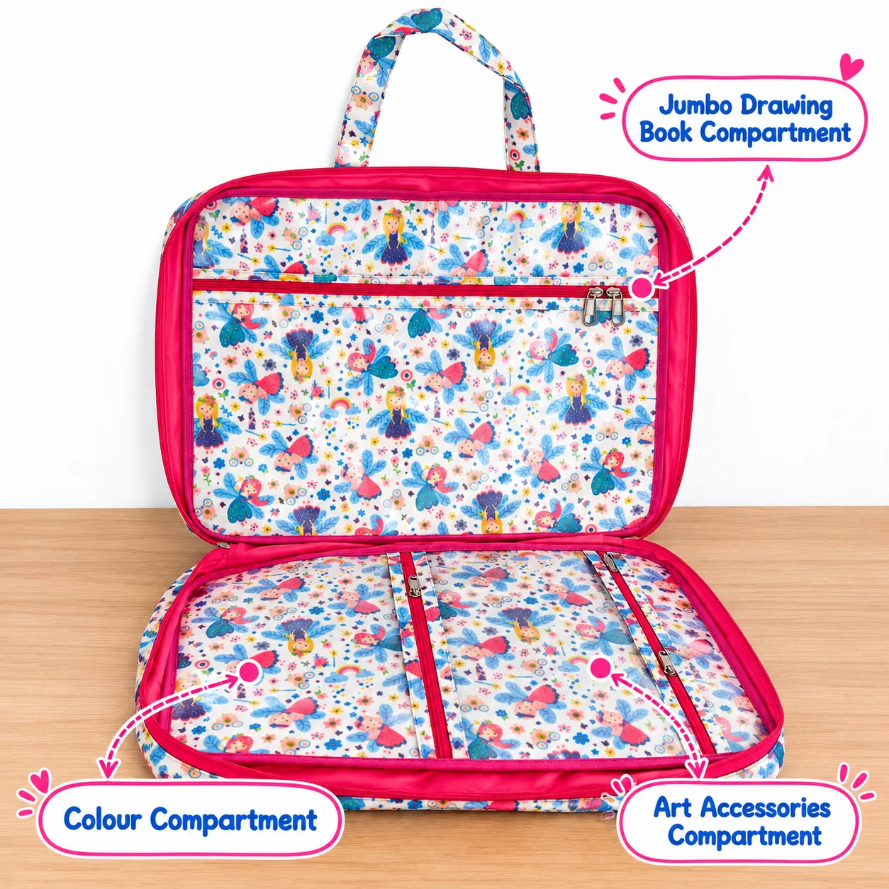 Colorful Fairy Art Organizer Case